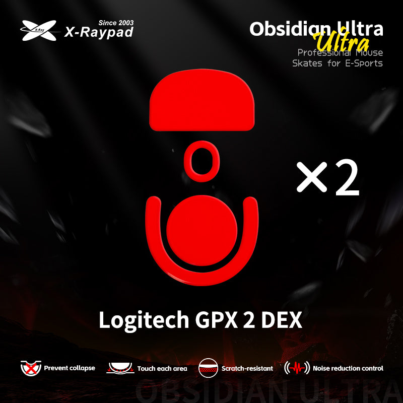 Obsidian ULTRA Skates - Logitech G Pro X Superlight 2 DEX