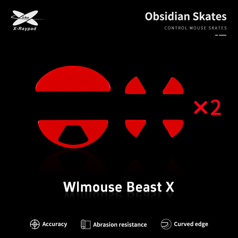 Obsidian Control Skates - WLmouse Beast X