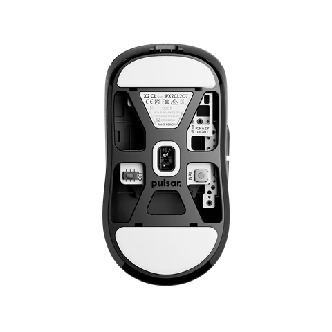 Pulsar X2 CrazyLight Medium Gaming Mouse - Jet Black (OPEN BOX)