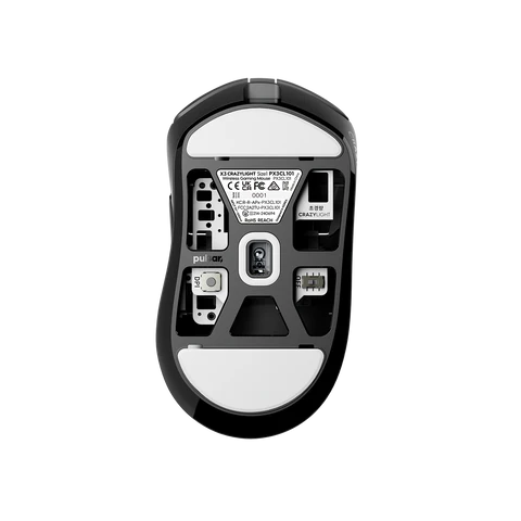 Pulsar X3 LHD CrazyLight Mini Gaming Mouse - Jet Black (OPEN BOX)