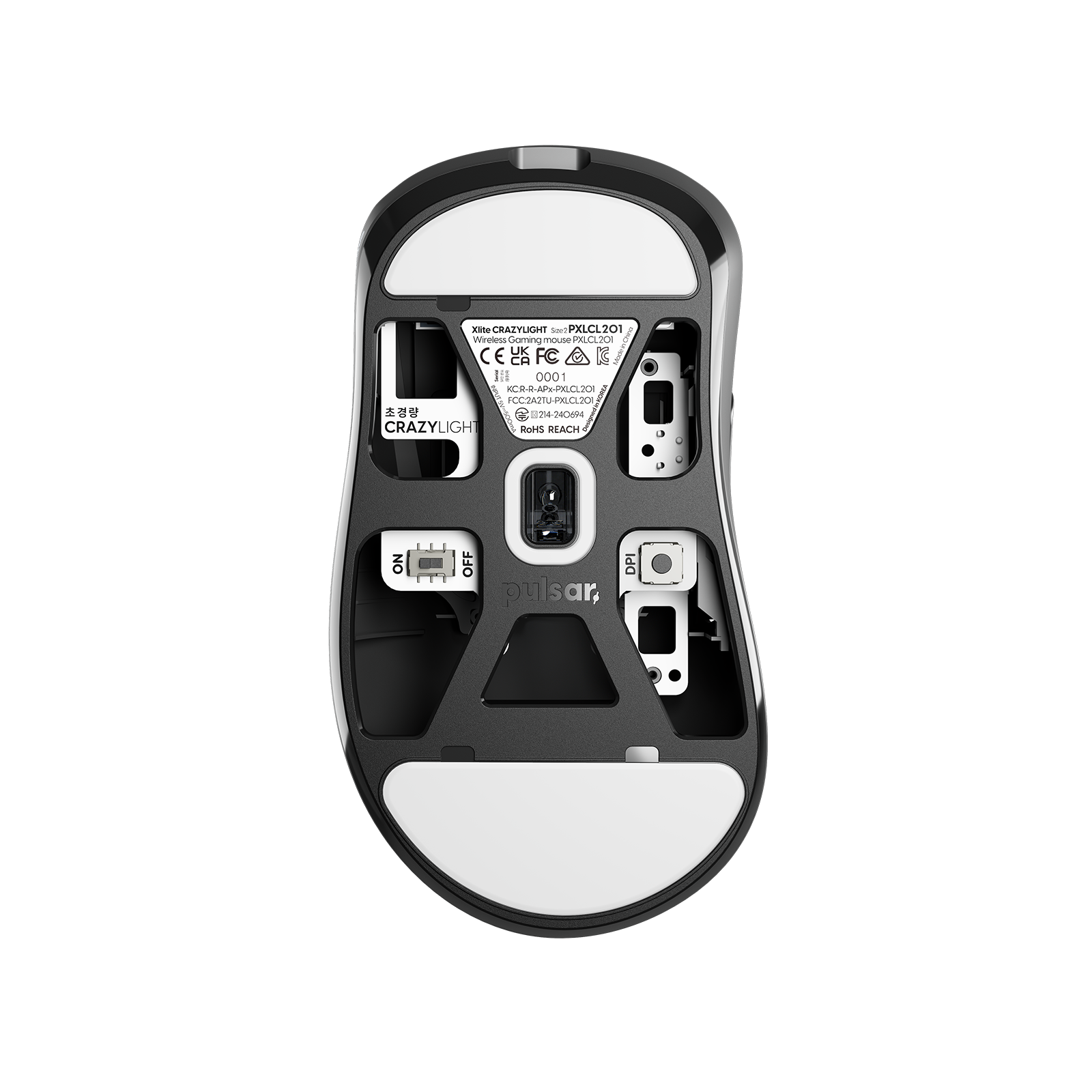 Xlite CrazyLight Medium Gaming Mouse (OPEN BOX)