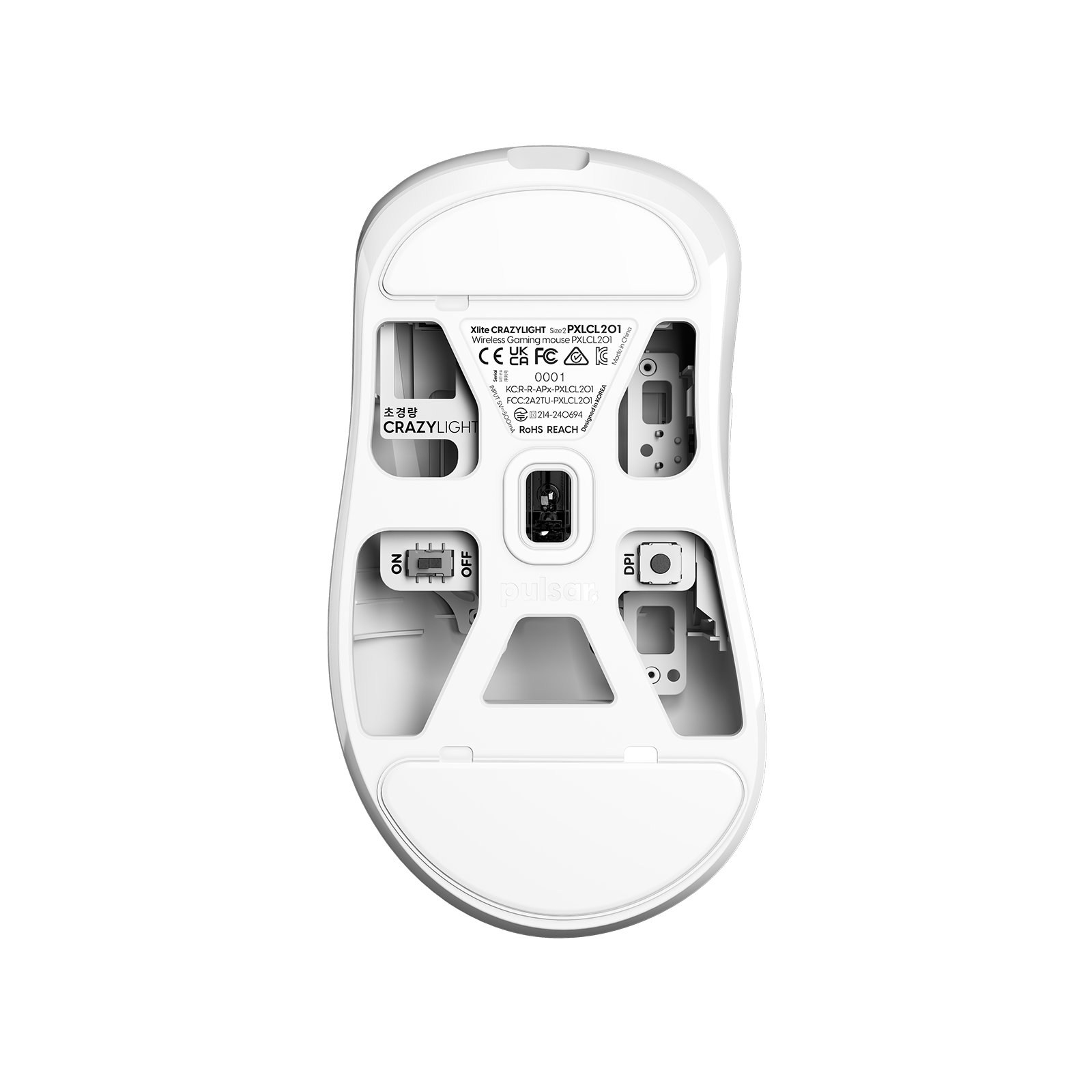 Xlite CrazyLight Medium Gaming Mouse (OPEN BOX)