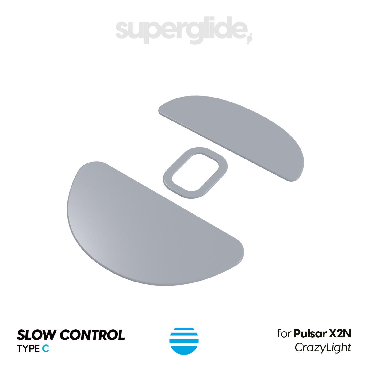 PTFE Type-C (CONTROL) for Pulsar X2N CrazyLight