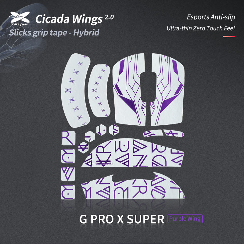 Cicada Wings 2.0 Grips for Logitech G Pro X Superlight