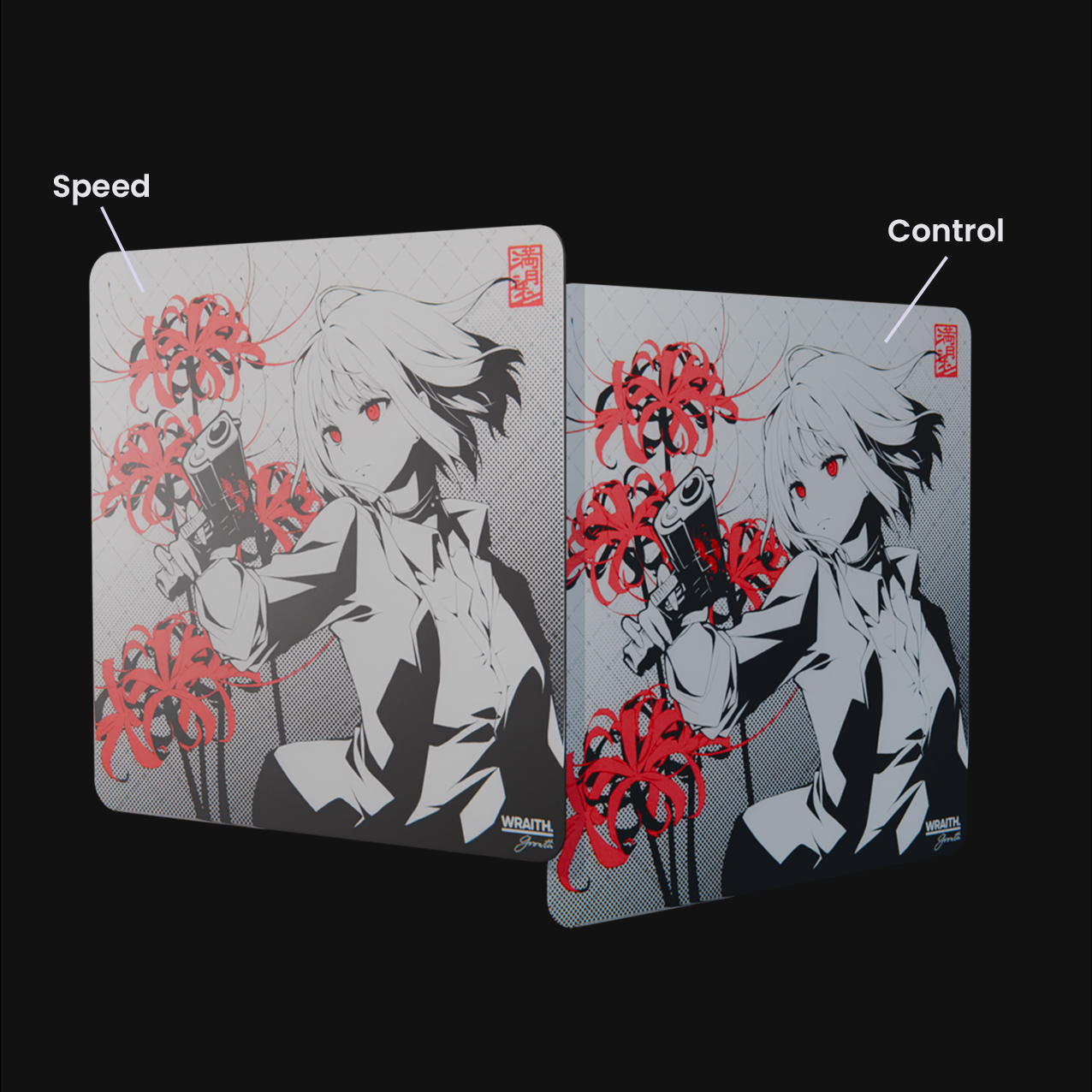 マウス・トラックボール wraith cosmic glass v2 white Wraith Cosmic Glass V2 Mousepad - Lethal Gaming Gear