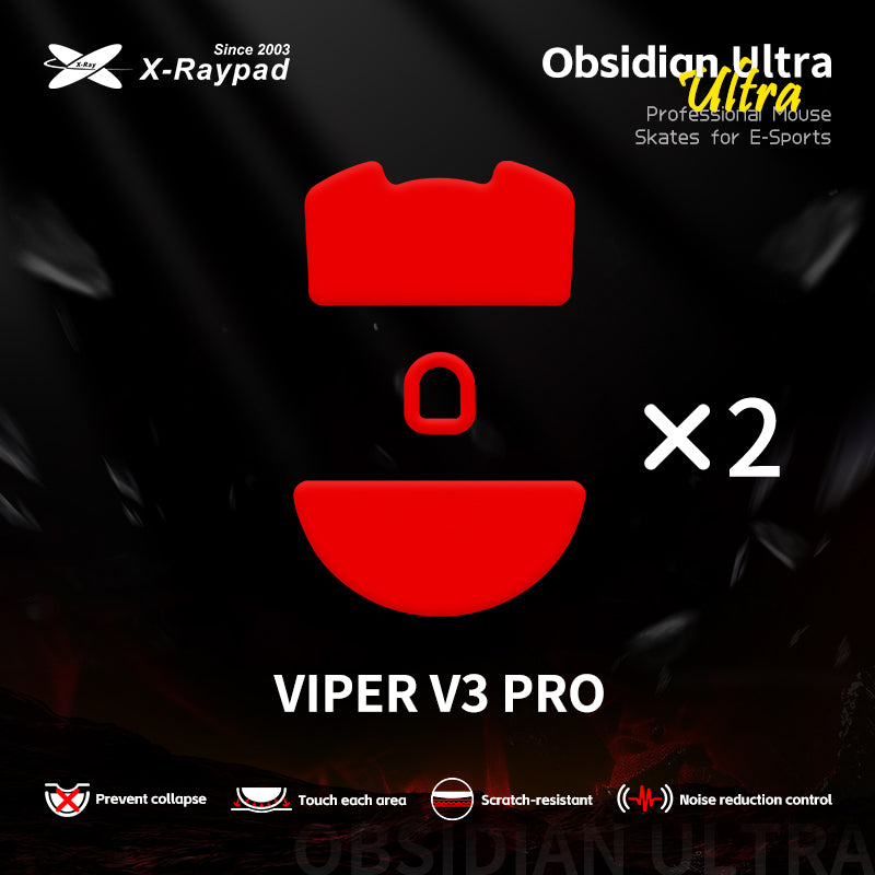Obsidian ULTRA Skates - Razer Viper V3 Pro