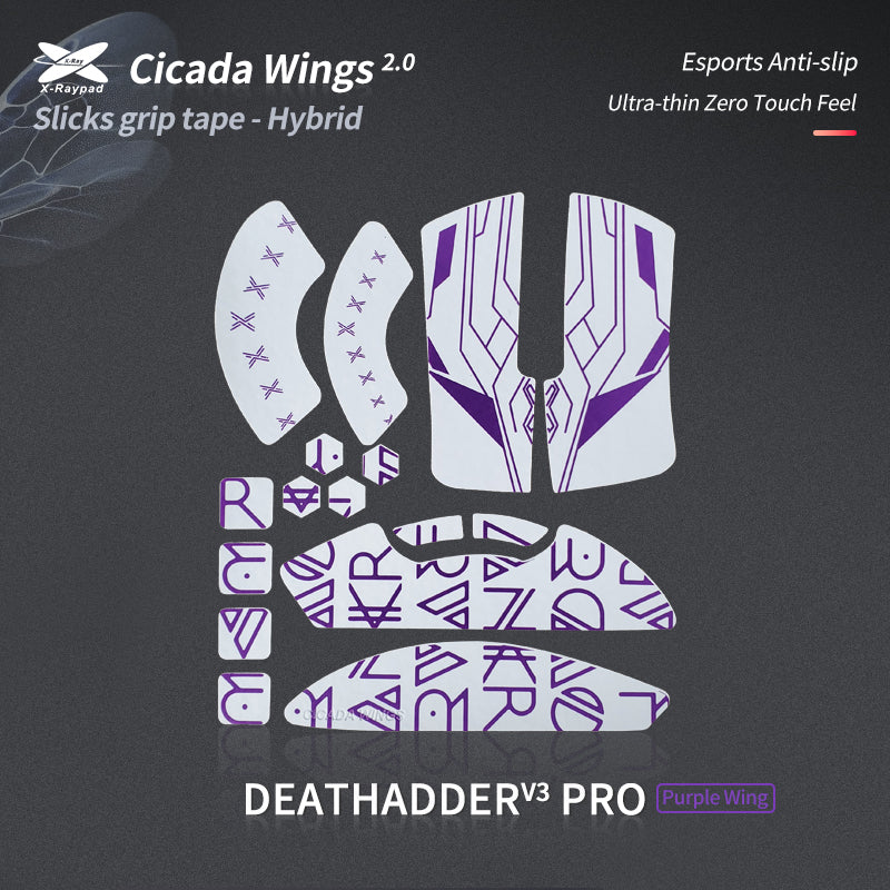 Cicada Wings 2.0 Grips for Razer Deathadder V3 Pro - Lethal Gaming