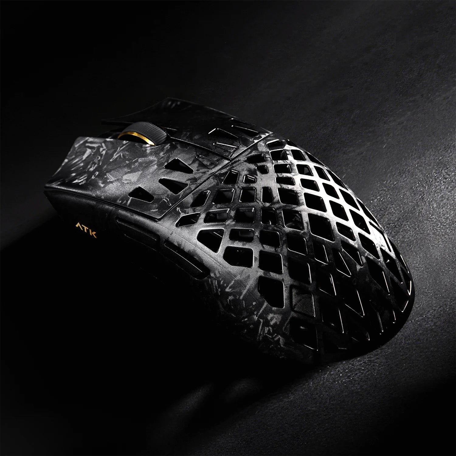 GHOST Ultimate Hollow Carbon Fiber Wireless Gaming Mouse