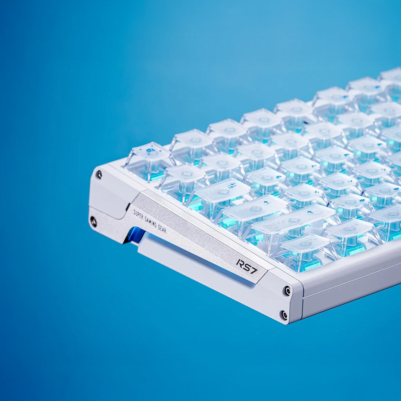 RS7 V2 Aluminum Hall Effect Keyboard [Silver Edge]