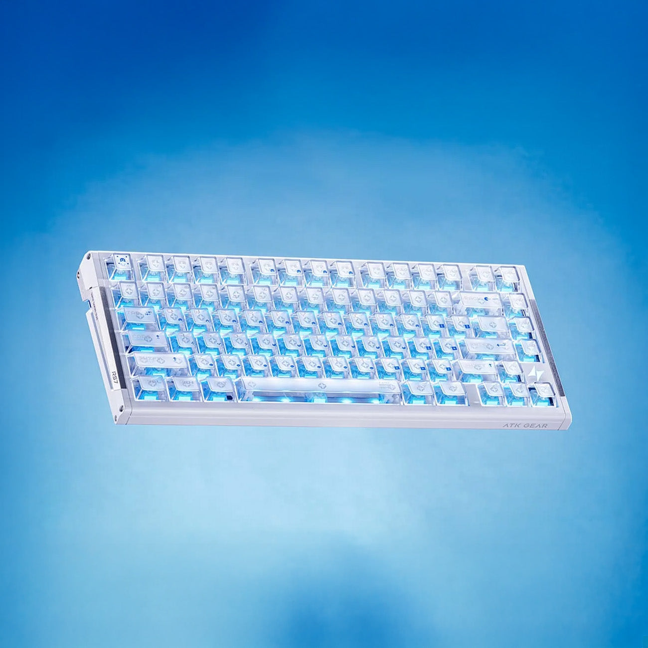 RS7 V2 Aluminum Hall Effect Keyboard [Silver Edge]