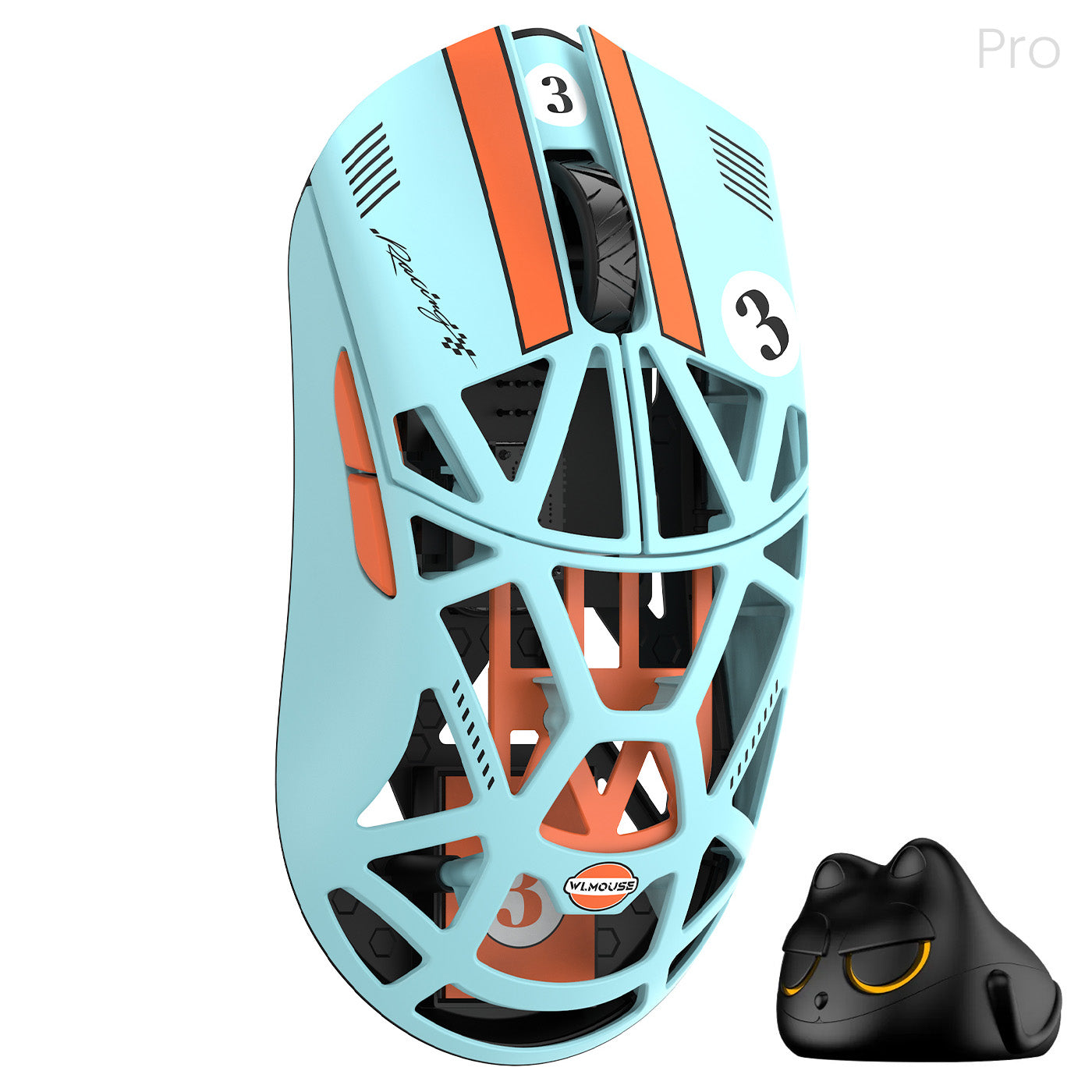 Beast X Racing (Blue & Orange) Magnesium Gaming Mouse [PRE-ORDER]