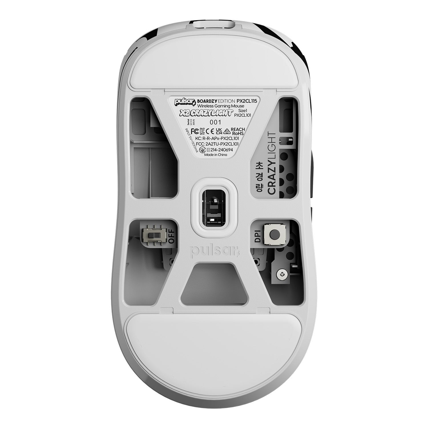 ZywOo The Chosen Mouse - Medium [White] – Lethal Gaming Gear