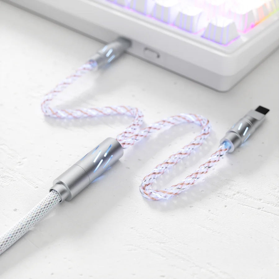CC8 1-to-2 Split RGB Braided Cable - 8K Polling Rate