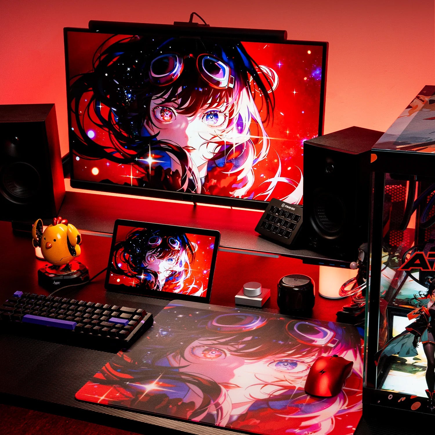 CRIMSON Tempered Glass Pad - Limited Edition