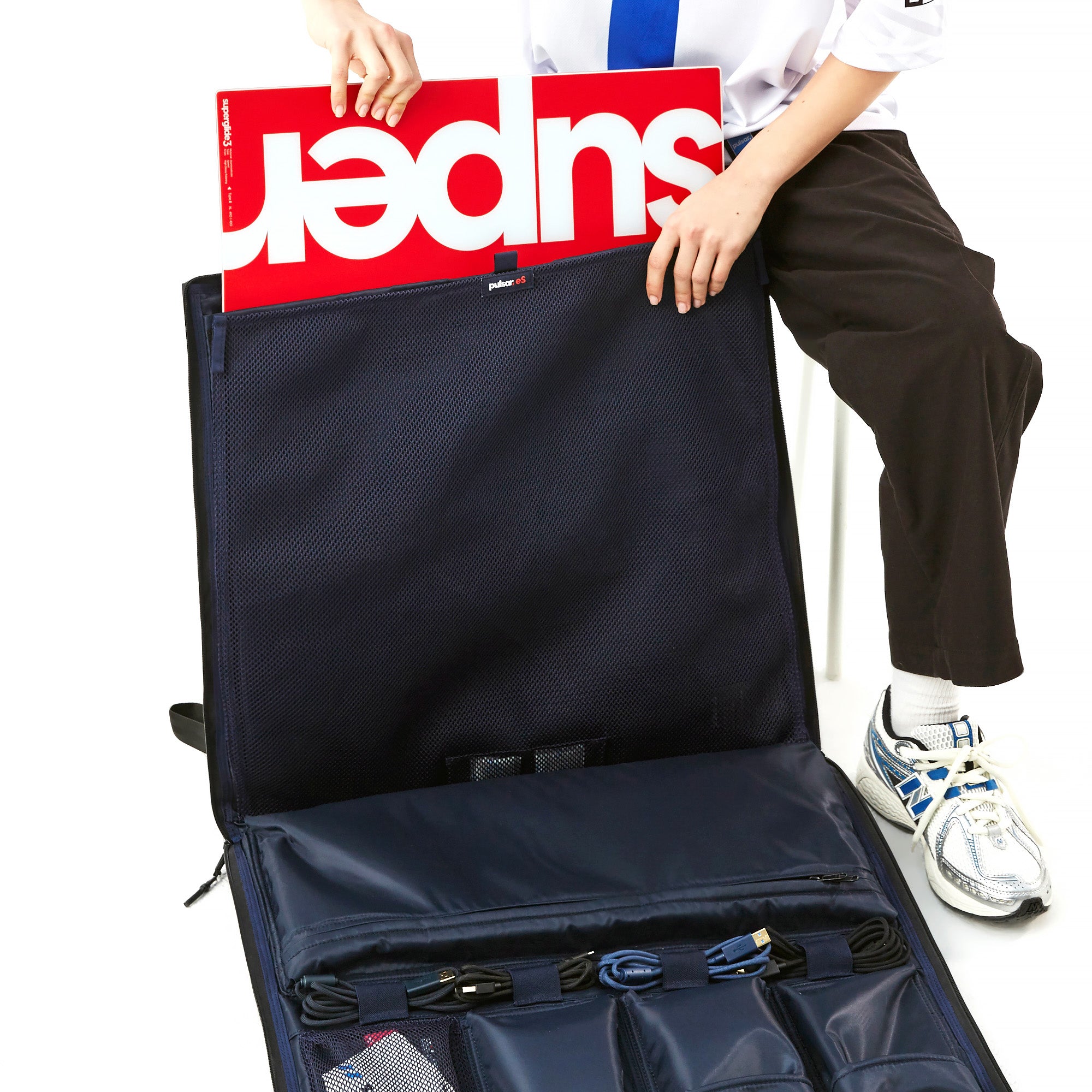 Mouse Pad & eSports Gear Carrying Bag [eS Blue]