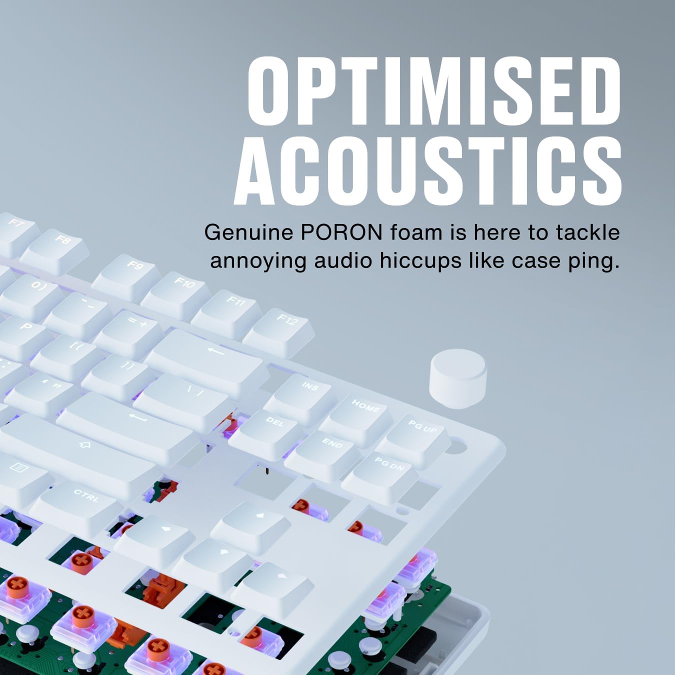 Fnatic Streak80 LP - 80% TKL Low Profile Mechanical Gaming Keyboard