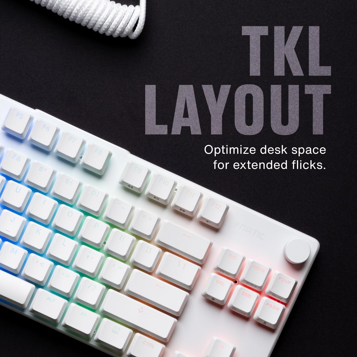 Fnatic Streak80 LP - 80% TKL Low Profile Mechanical Gaming Keyboard