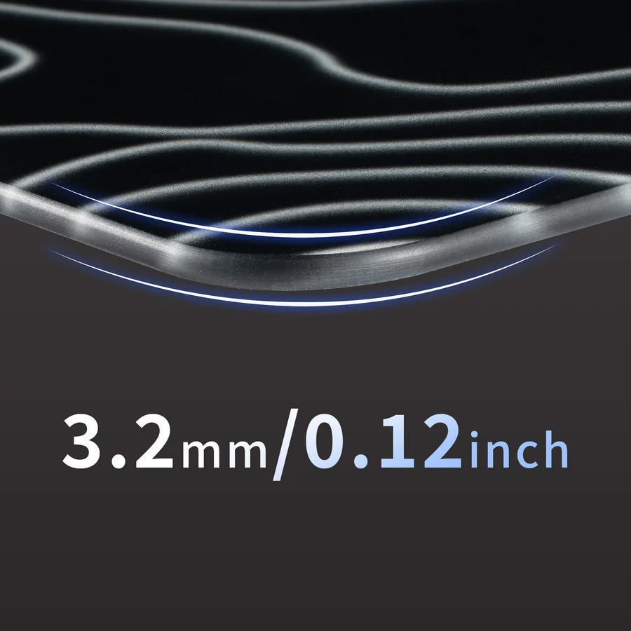 [Topographic] Tempered Space Glass Pad