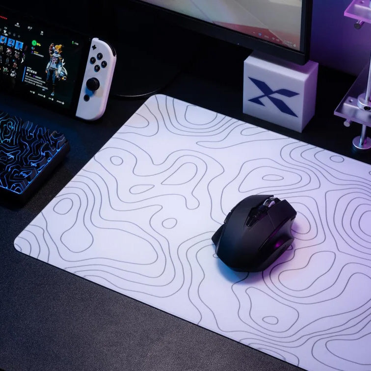 [Topographic] Tempered Space Glass Pad
