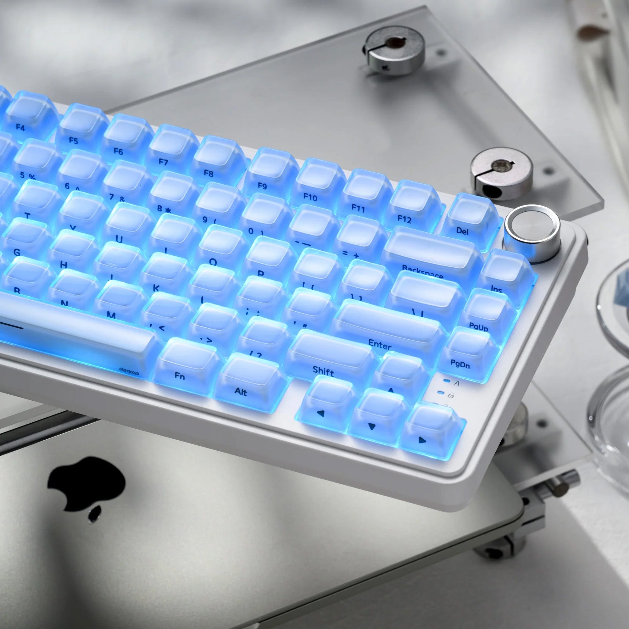 Jelly R2 Translucent MDA 122 Keycap Set [Blue]