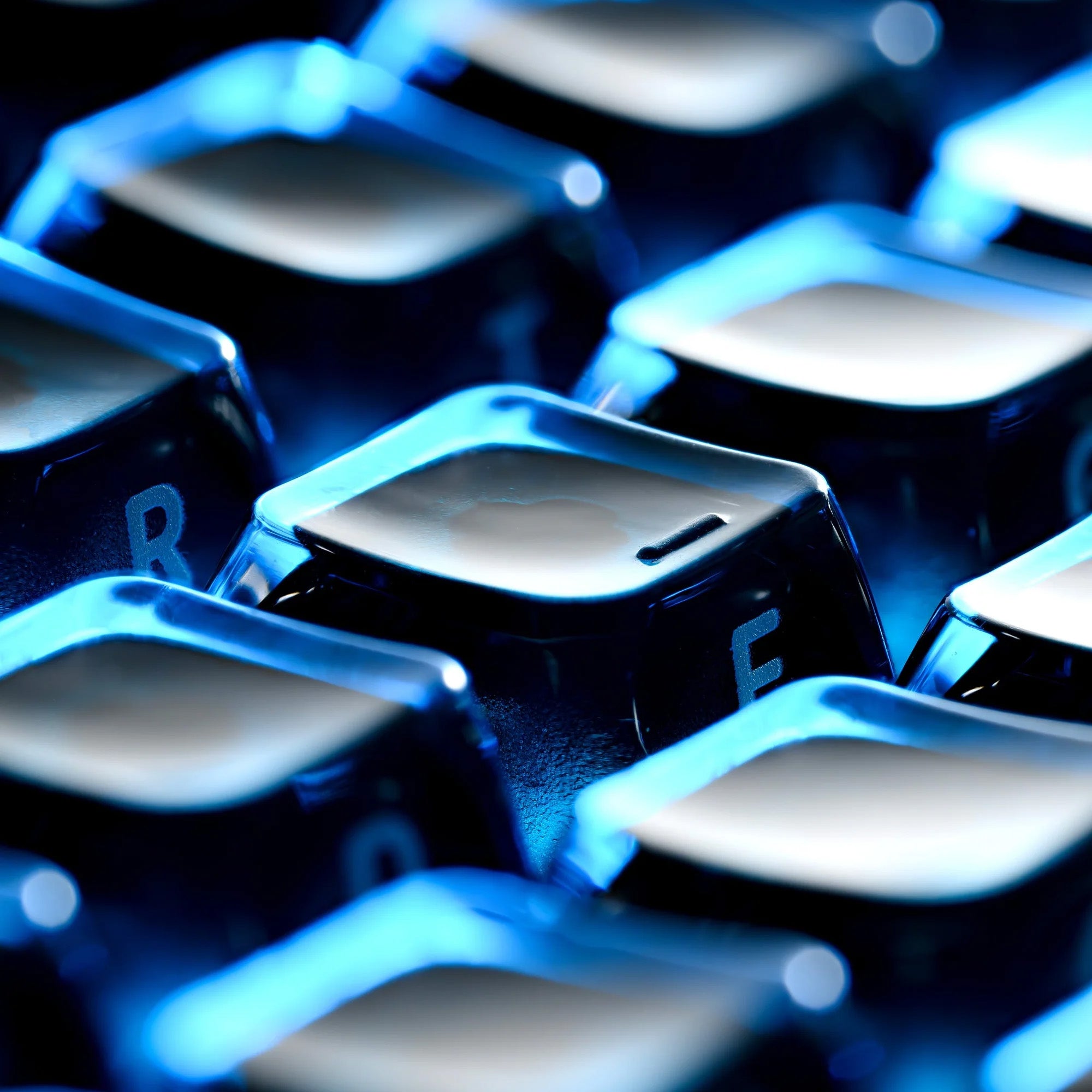 Jelly R2 Translucent MDA 122 Keycap Set [Smoke]