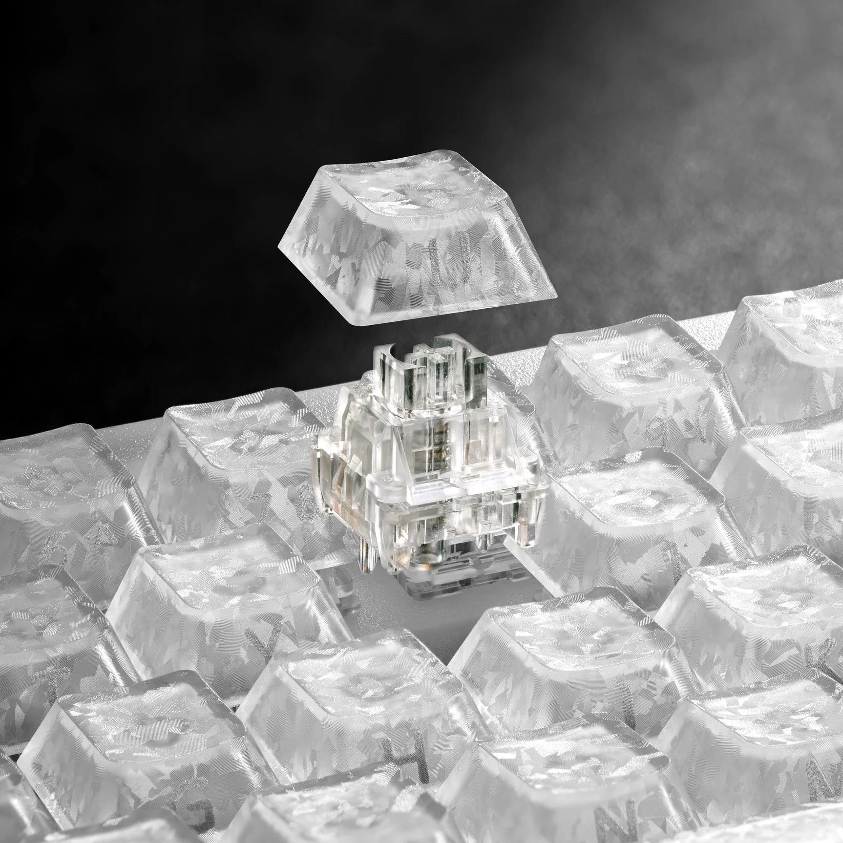 M67 JadeStone Forged Carbon Mechanical Keyboard [Clear]