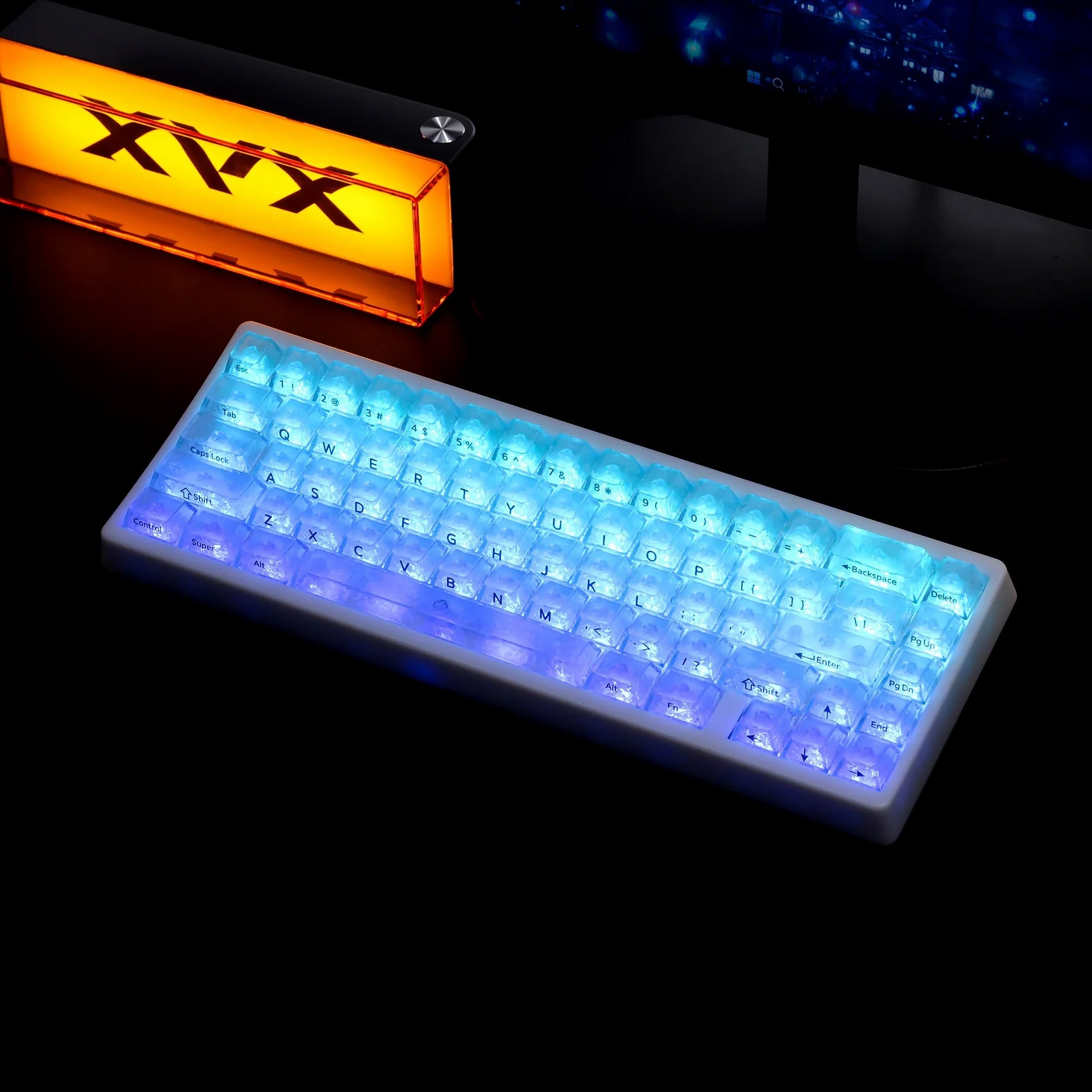 M67 JadeStone Forged Carbon Mechanical Keyboard [Clear]