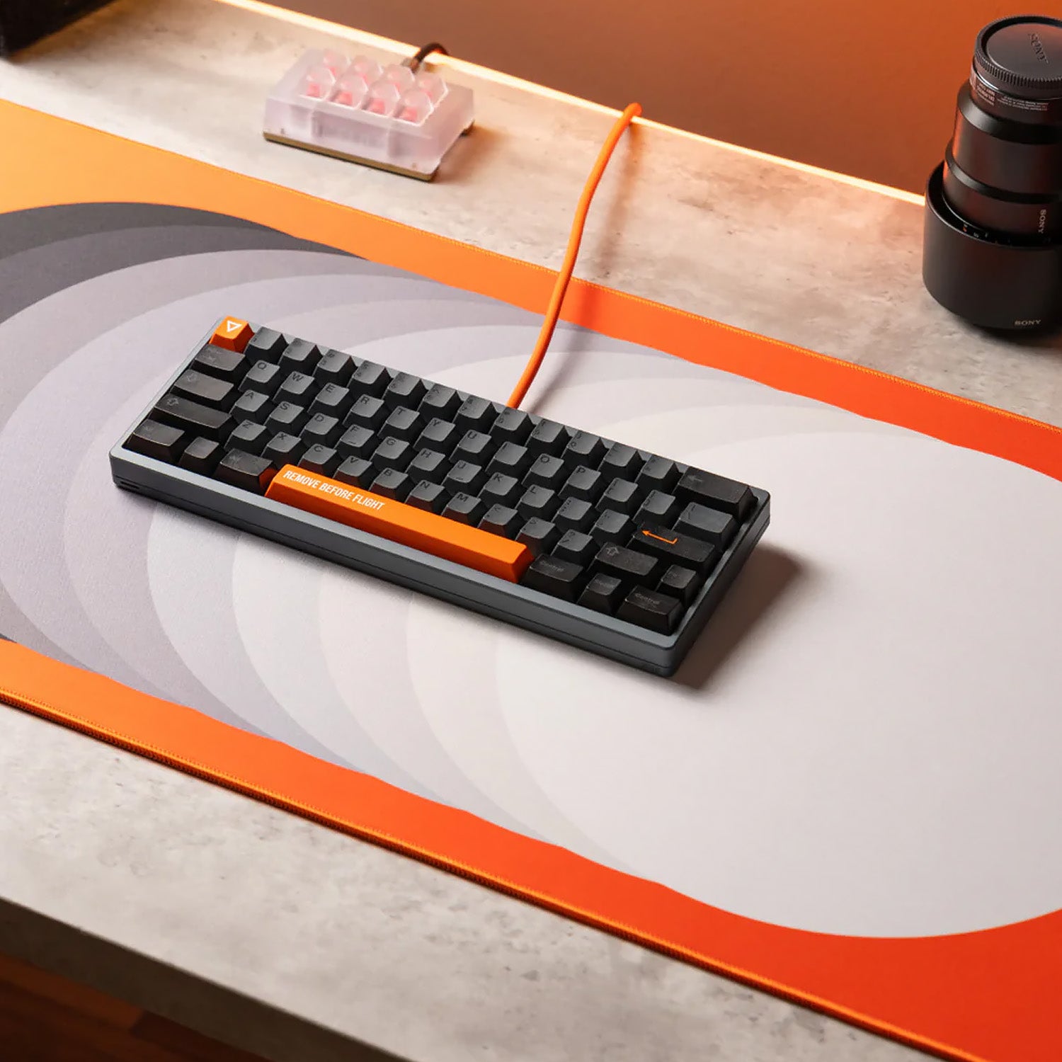 Rhythmicore [Mod Monochrome] Cloth Deskpad