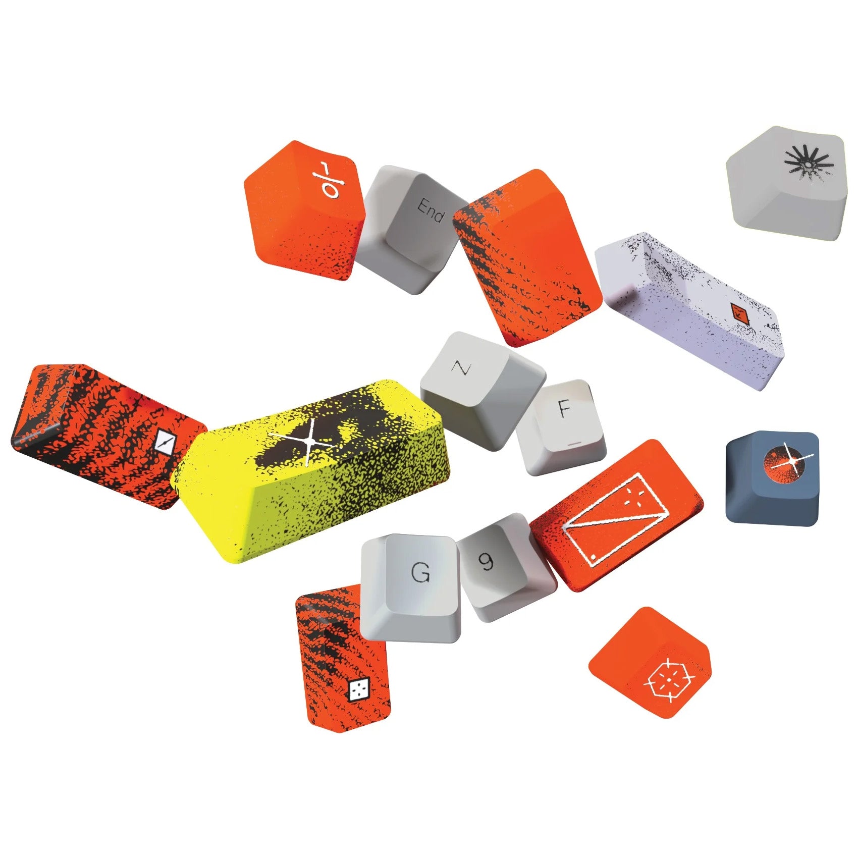 BLEED - Custom Keycap Set - Dye Sublimation - CSA