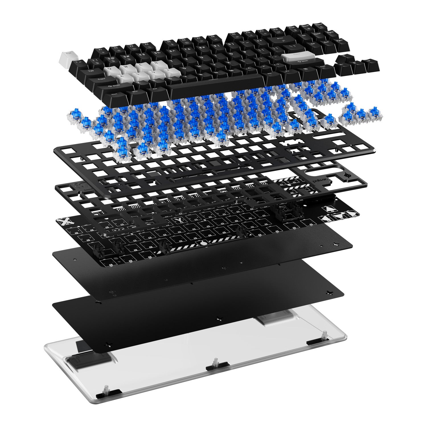 PCMK 2 HE TKL Hall Effect Magnetic Gaming Keyboard [ANSI / Black]