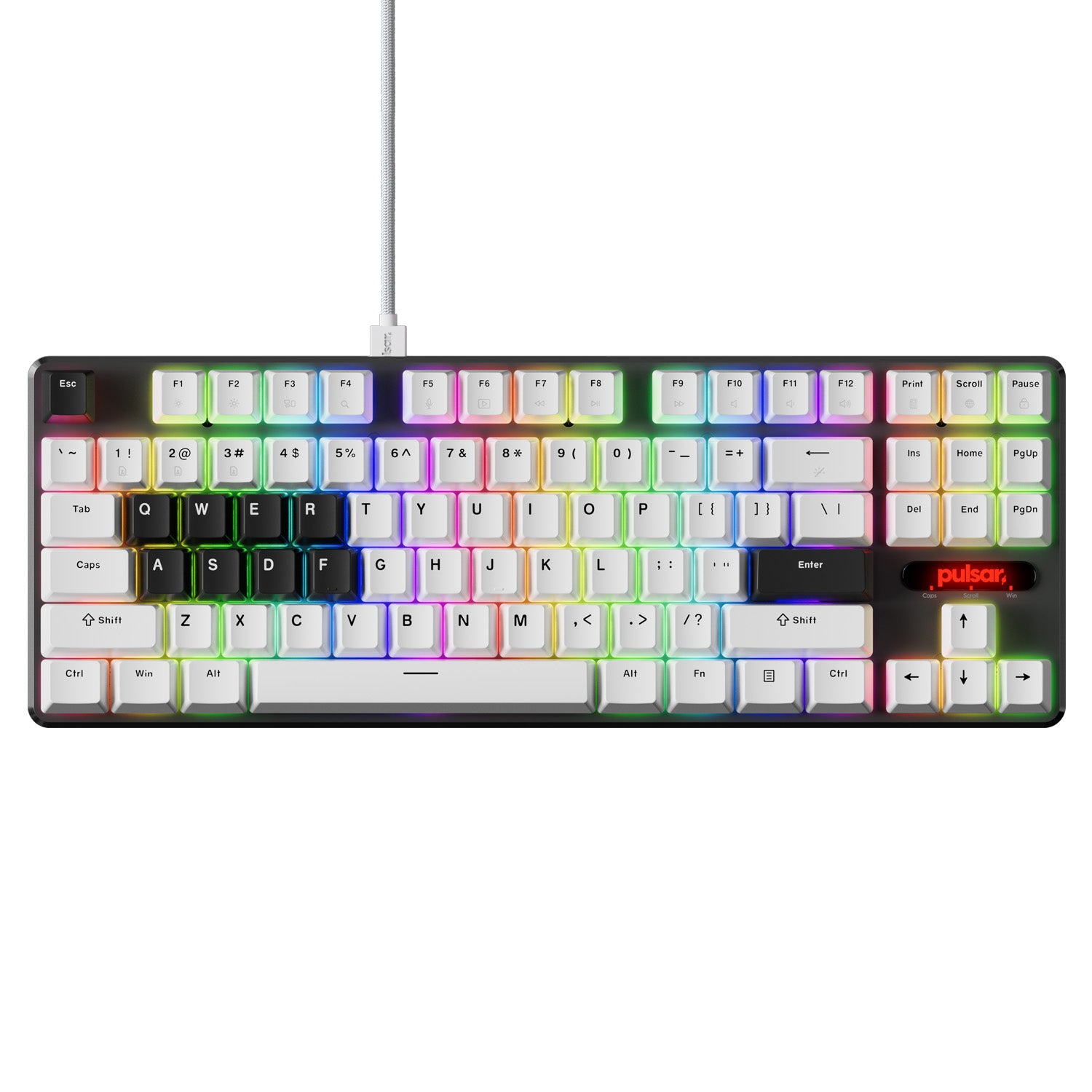 PCMK 2 HE TKL Hall Effect Magnetic Gaming Keyboard [ANSI / White