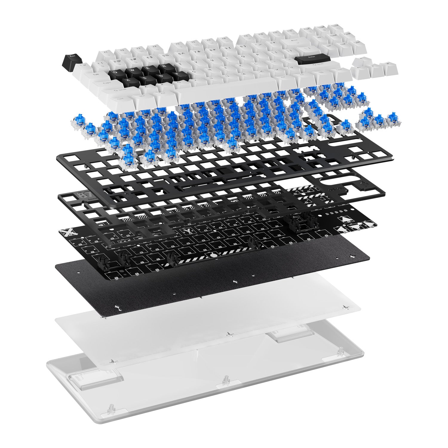 PCMK 2 HE TKL Hall Effect Magnetic Gaming Keyboard [ANSI / White]