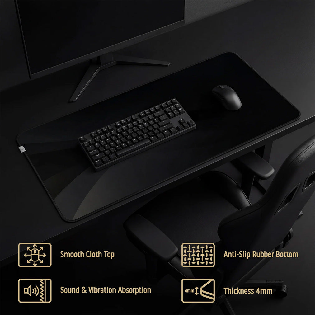 Dissipate SMOKE Large Cloth Desk Pad