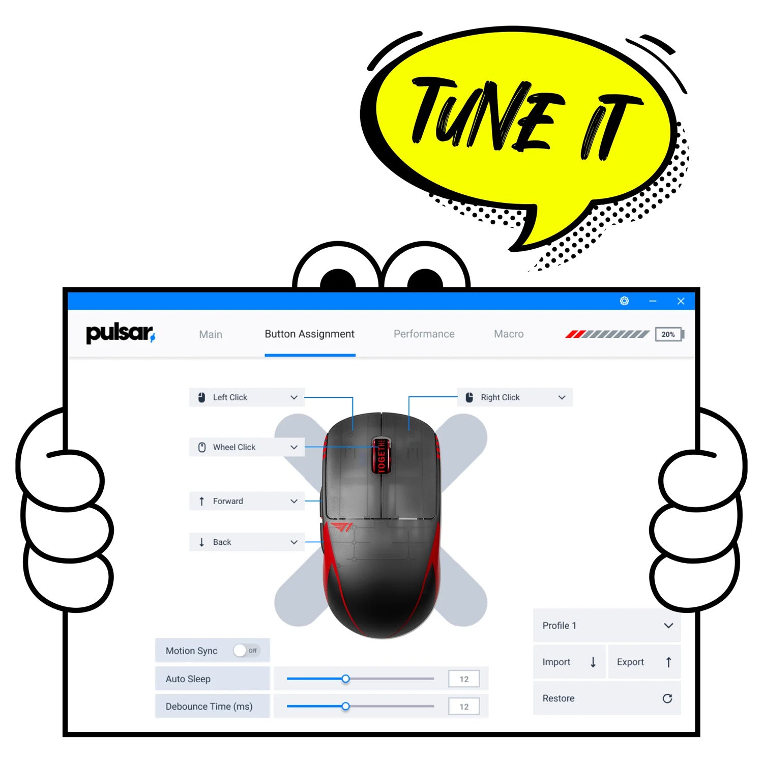 [T1 Edition] X2 CrazyLight Mini - Red