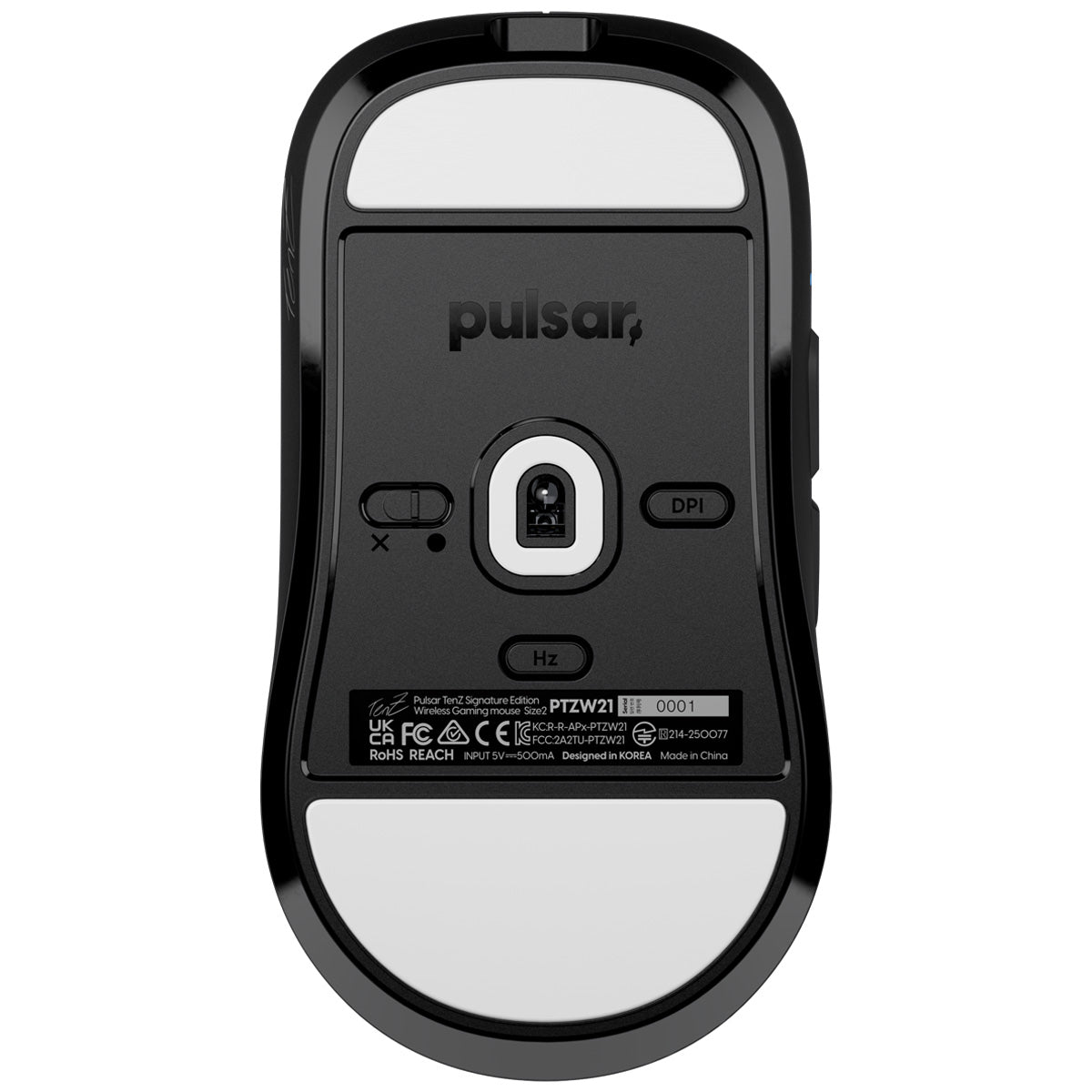 TenZ Signature Edition マウス ブラック Pulsar Tenz Signature Edition Gaming Mouse - Lethal Gaming Gear