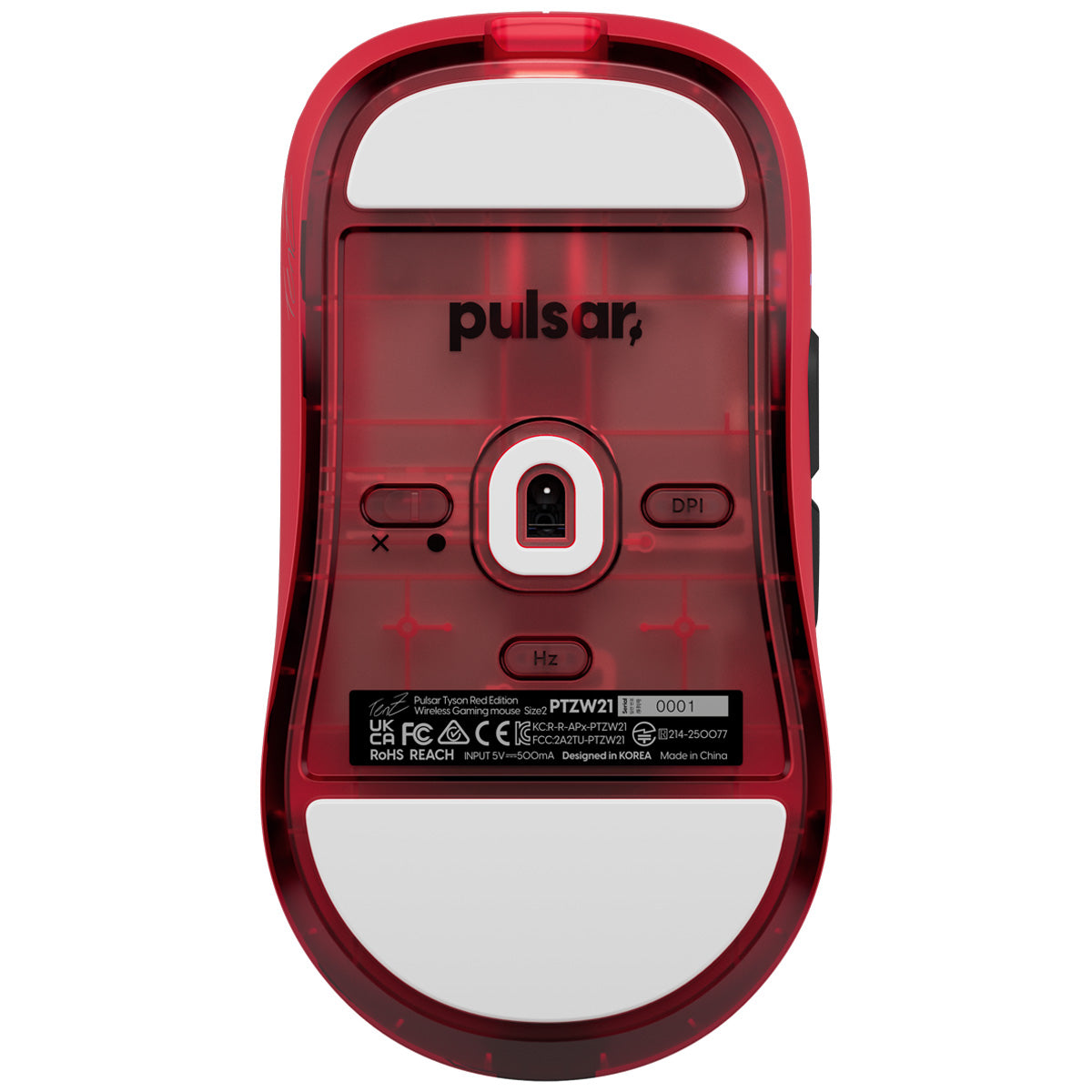 TenZ Signature RED Edition Medium Gaming Mouse (OPEN BOX)