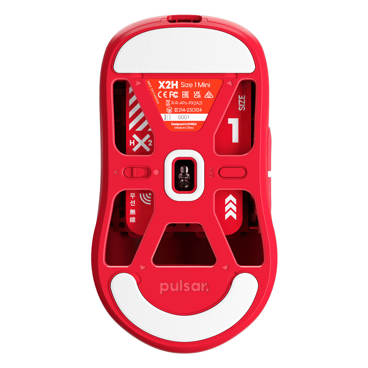 X2H Mini Gaming Mouse [Red Edition] – Lethal Gaming Gear