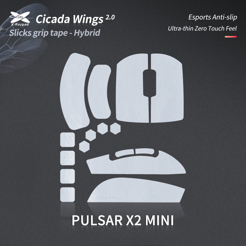 Cicada Wings 2.0 Grips for Pulsar X2 Mini / X2V2 Mini - Lethal