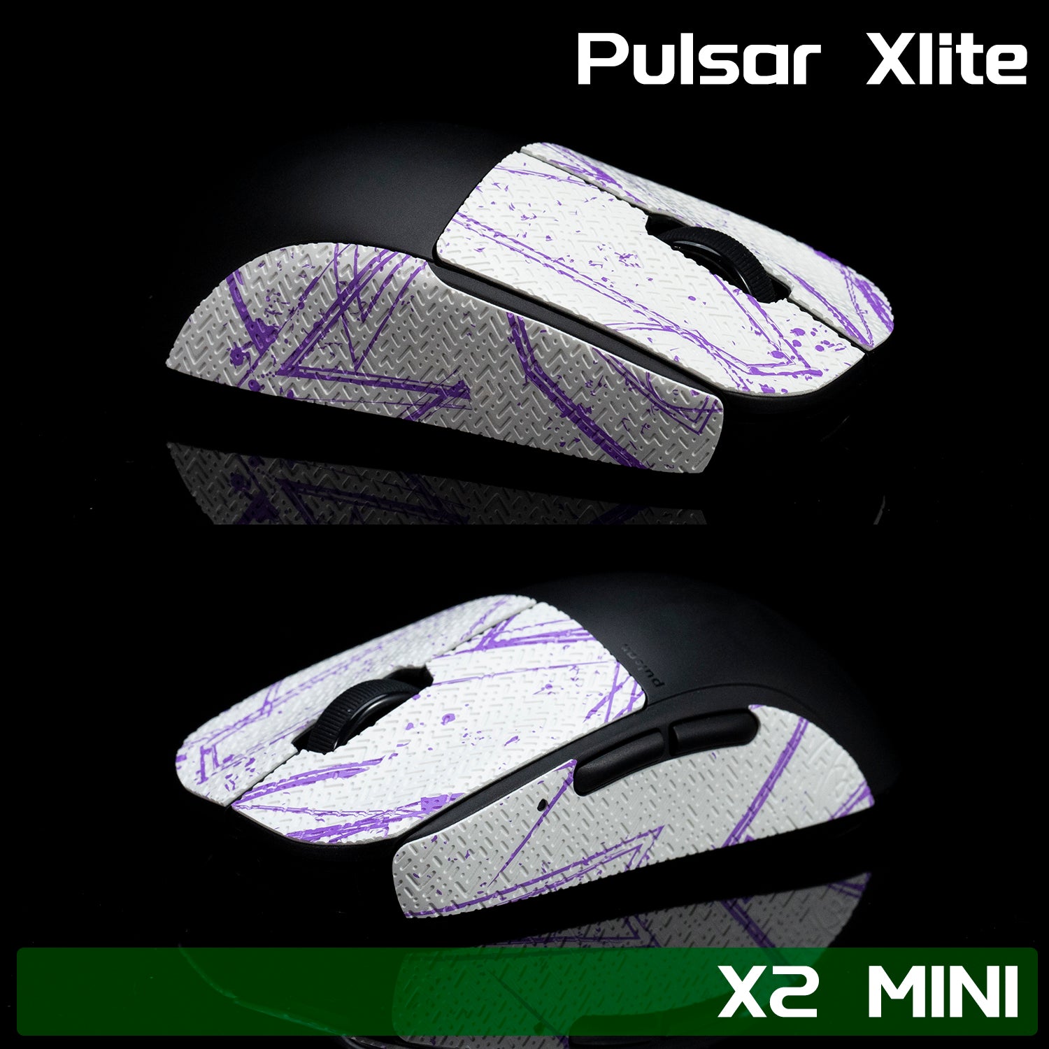 BT.L Grips for Pulsar X2 Mini / X2V2 Mini - Lethal Gaming Gear