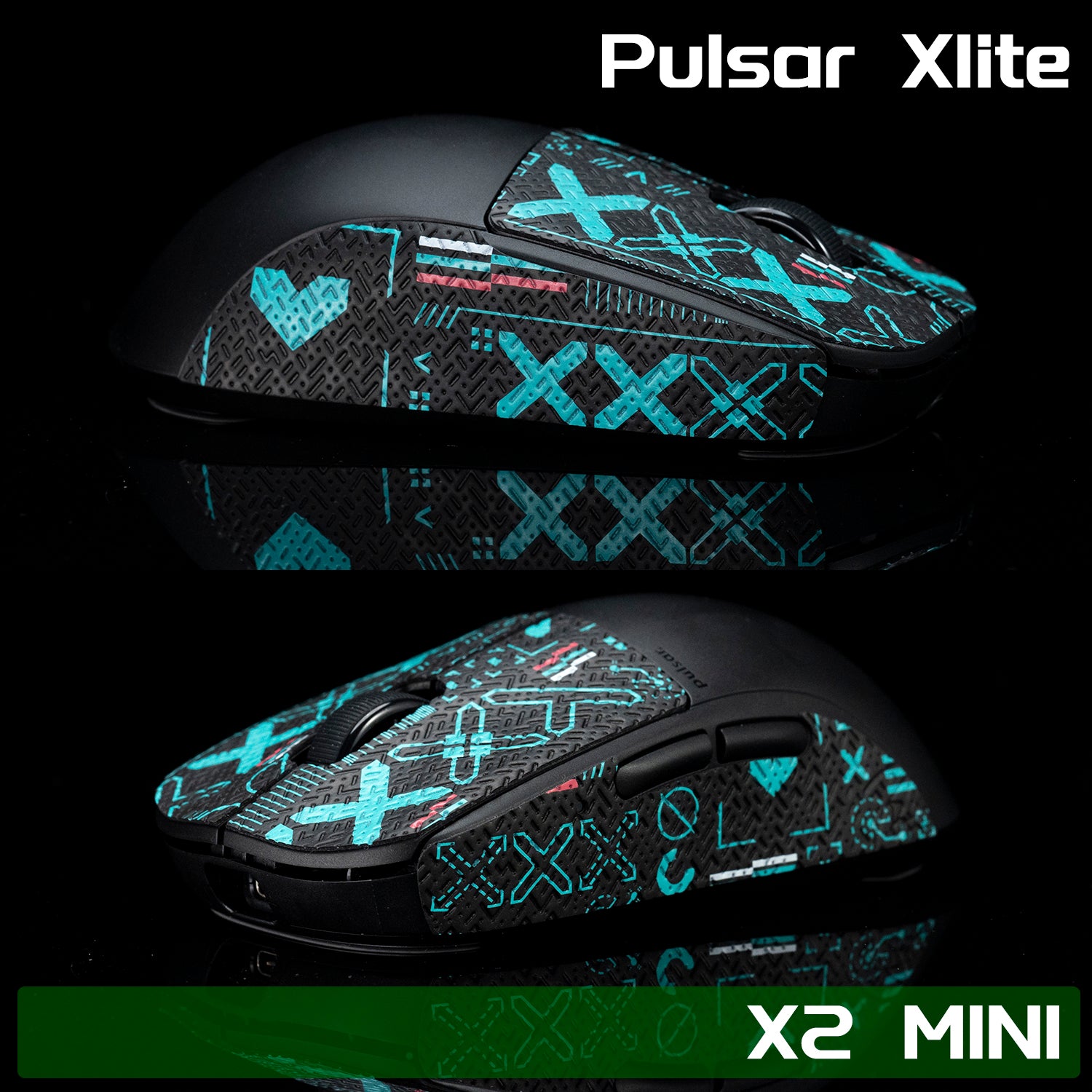 BT.L Grips for Pulsar X2 Mini / X2V2 Mini - Lethal Gaming Gear