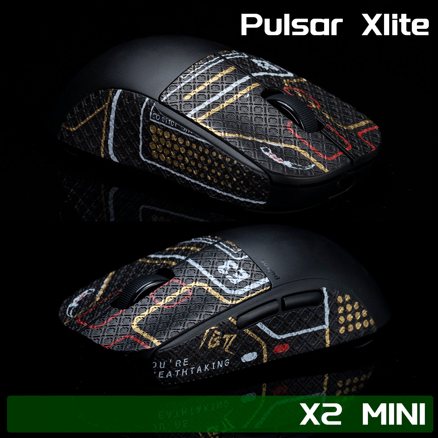 BT.L Grips - Pulsar X2 Mini / X2V2 Mini (PRE-CUT)