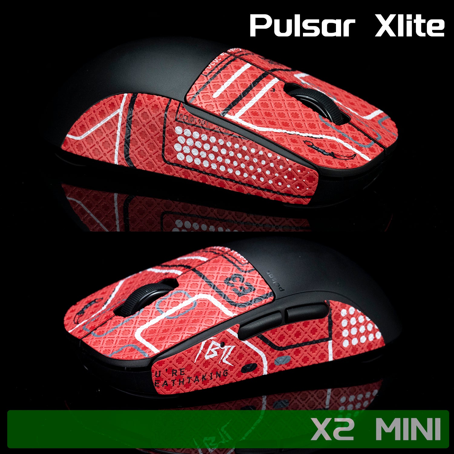 BT.L Grips - Pulsar X2 Mini / X2V2 Mini (PRE-CUT)