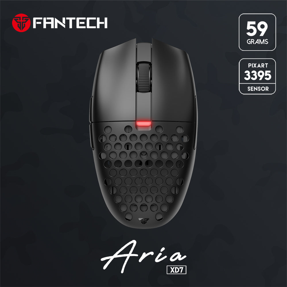 Fantech XD7 Aria Wireless Gaming Mouse - Lethal Gaming Gear